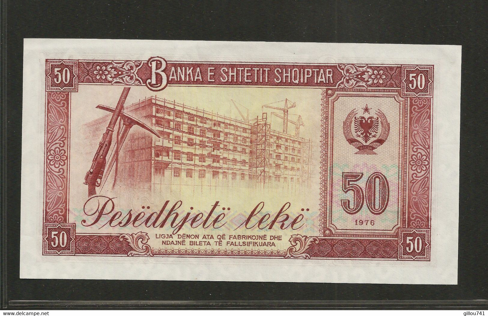 Albanie, 50 Leke, 1976 Issue - Albanie