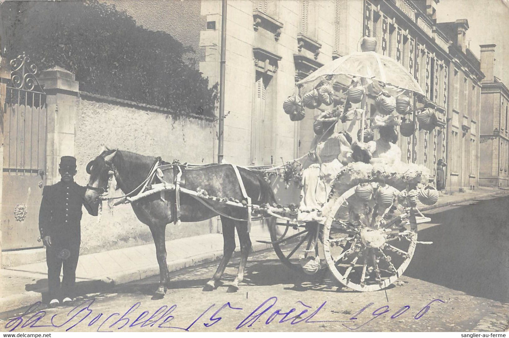 CPA 17 LA ROCHELLE  CARTE PHOTO   LE 15 AOUT 1906 - La Rochelle