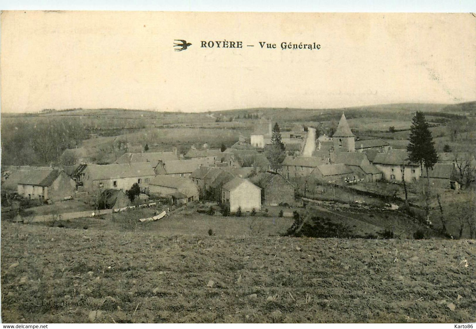 Royère * Vue Générale Du Village * Panorama - Royere