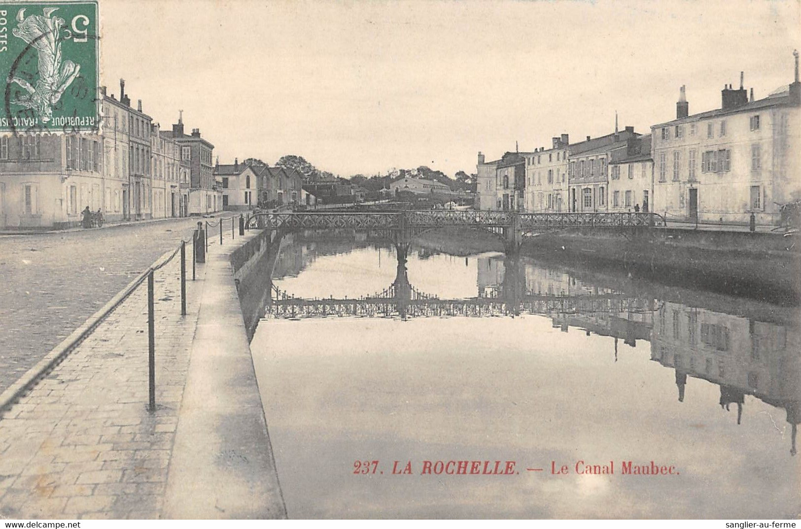 CPA 17 LA ROCHELLE LE CANAL MAUBEC (pas Courante - La Rochelle