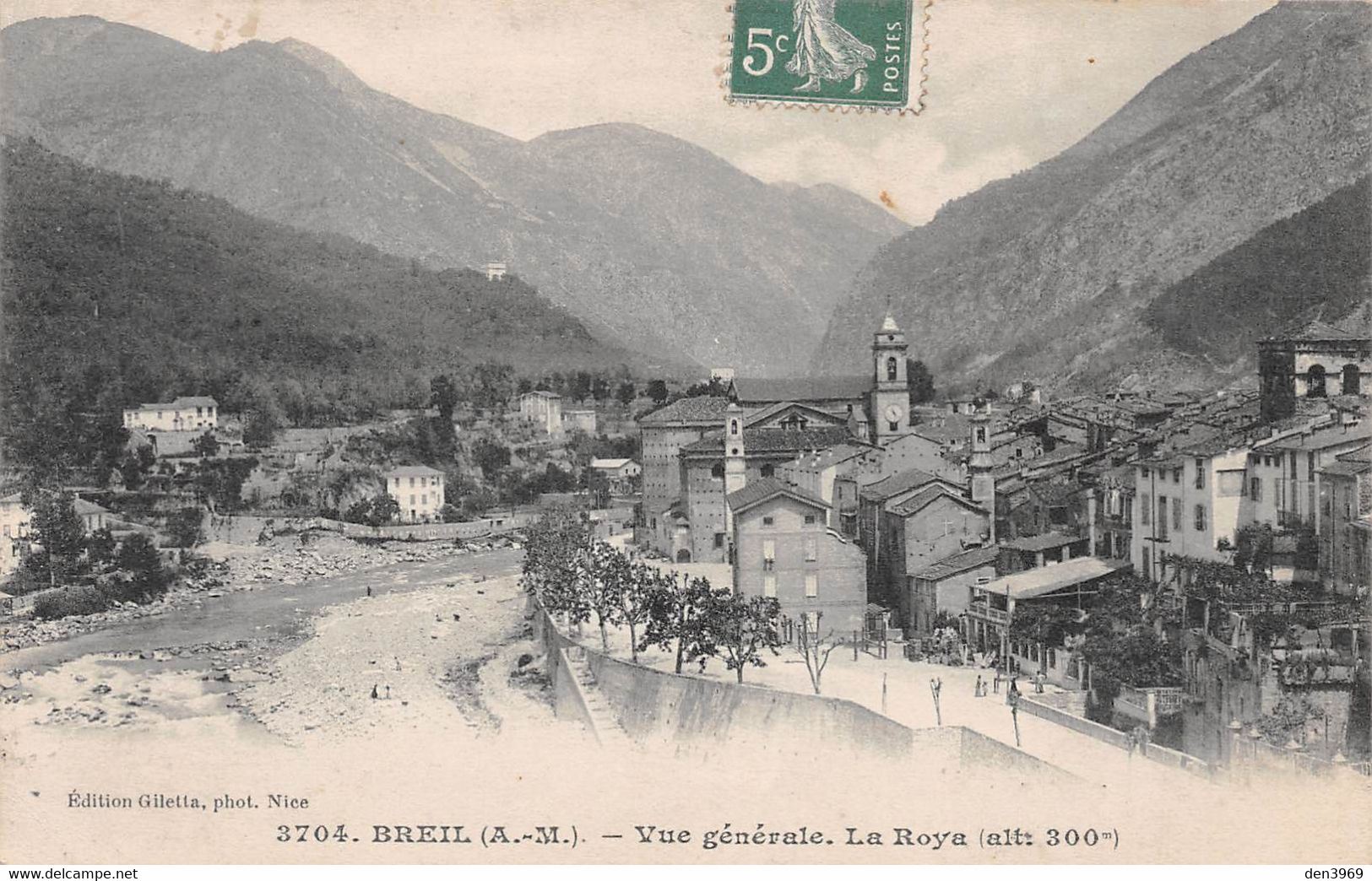 BREIL - Vue Générale - La Roya - Breil-sur-Roya