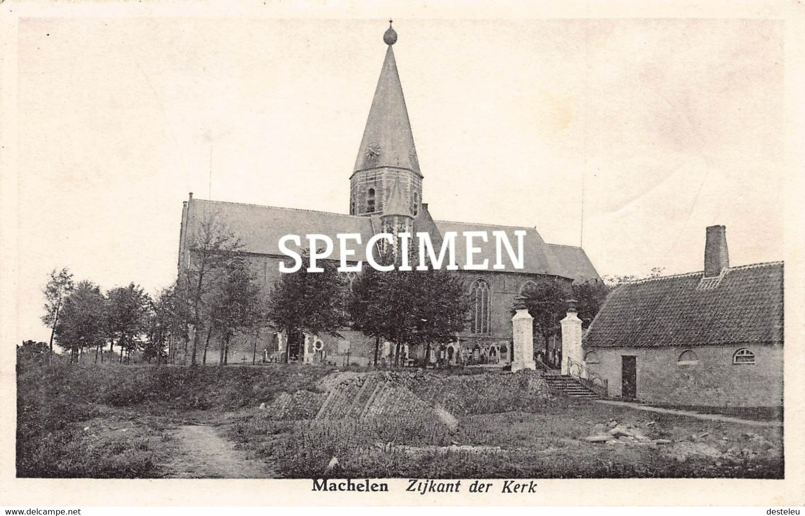 Zijkant Der Kerk - Machelen - Machelen