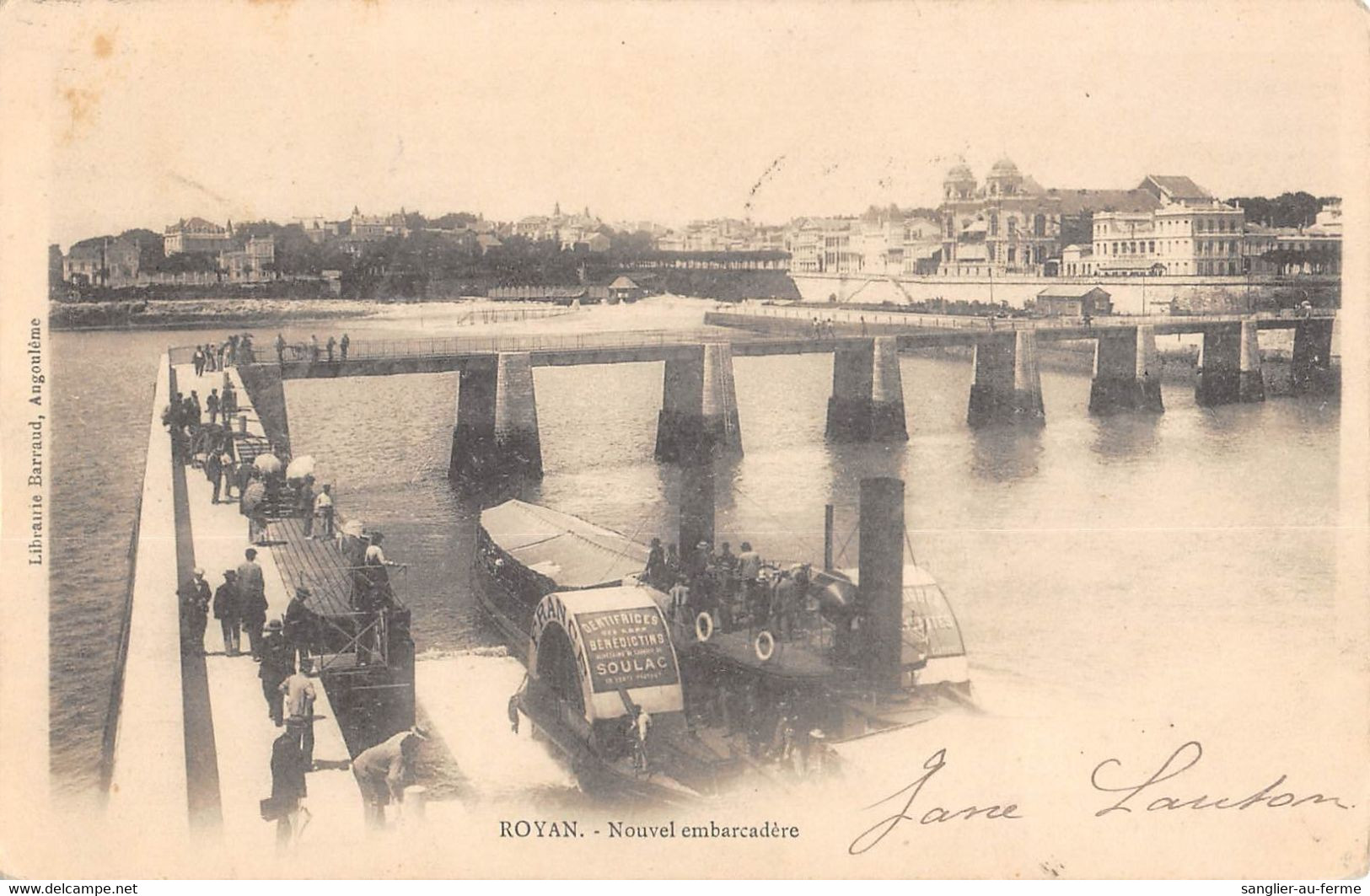 CPA 17 SAINT FORT SUR GIRONDE LA FONTAINE LAVOIR (cpa Pas Courante - Andere & Zonder Classificatie