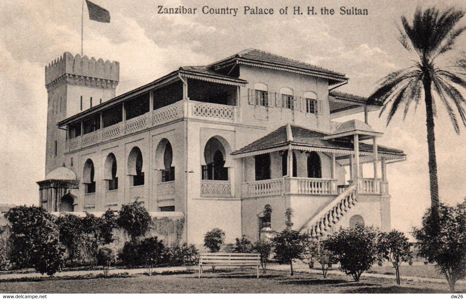 Zanzibar (Tanzanie) Country Palace Of H.H. The Sultan - Editions A.R.P. De Lord - Carte Non Circulée - Tansania