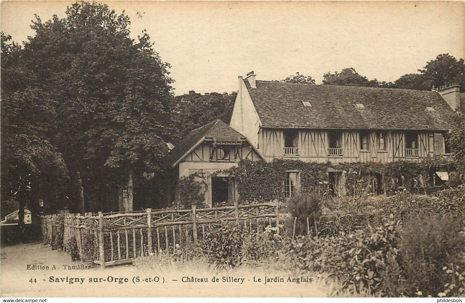 ESSONNE  SAVIGNY SUR ORGE  Chateau De Sillery - Savigny Sur Orge