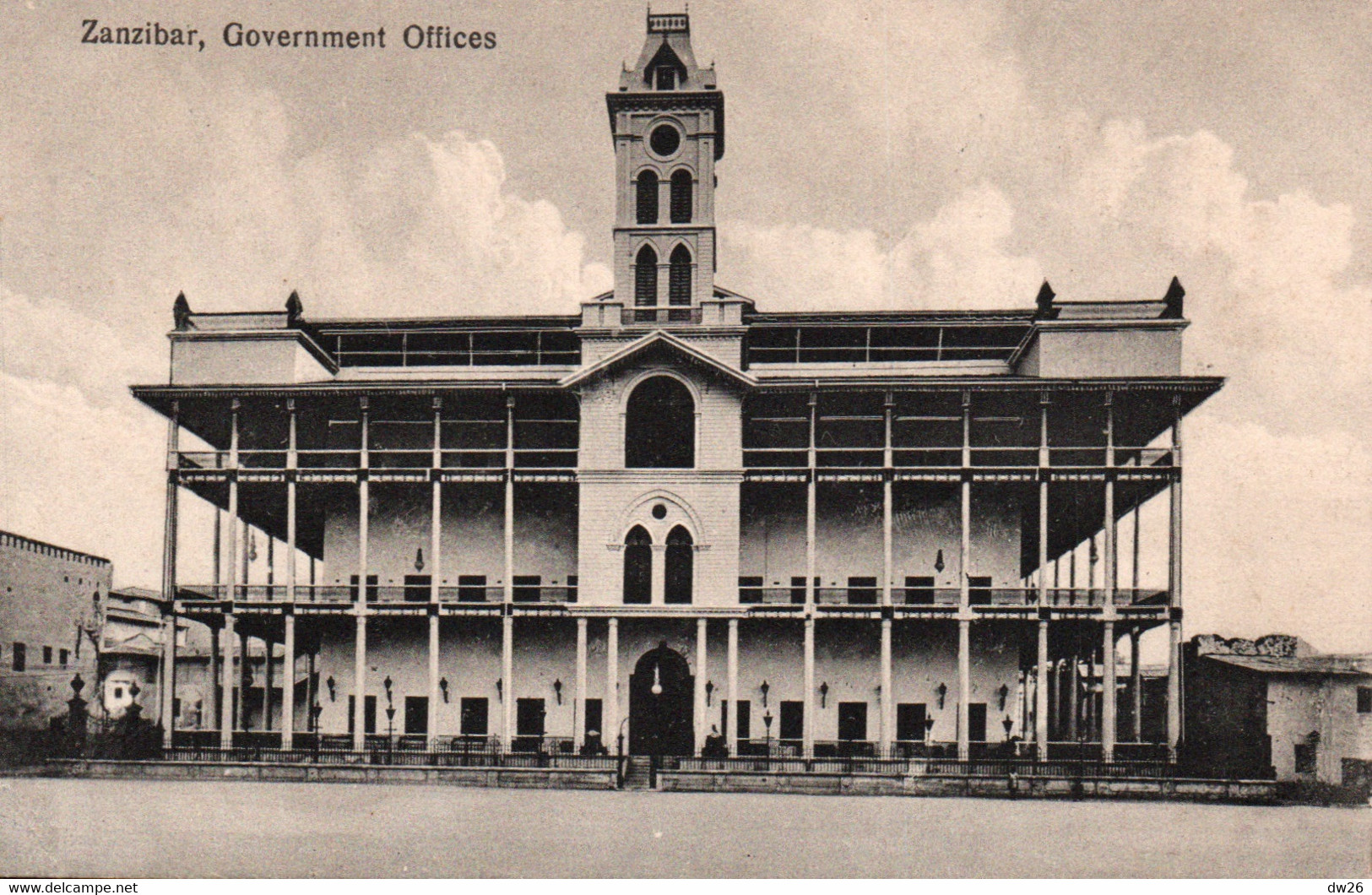 Zanzibar (Tanzanie) Governement Offices (Palais Du Gouvernement) - Editions A.R.P. De Lord - Carte Non Circulée - Tansania