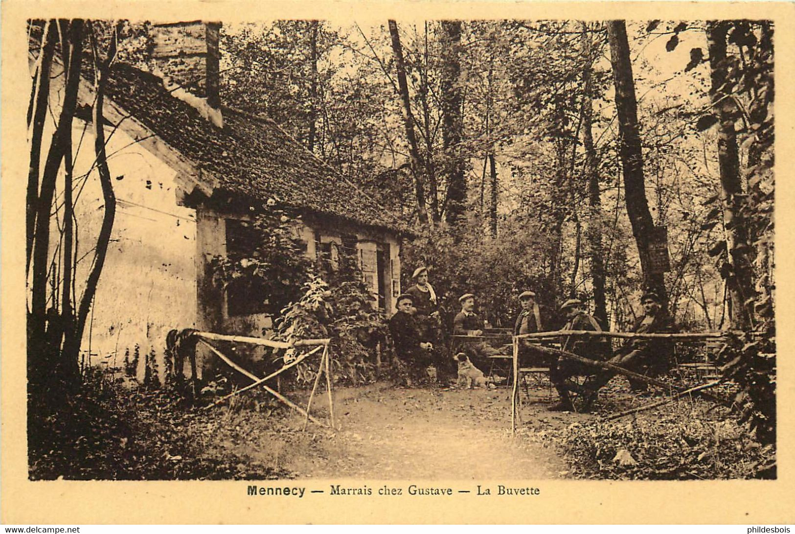 ESSONNE  MENNECY  Marrais Chez GUSTAVE  La Buvette - Mennecy