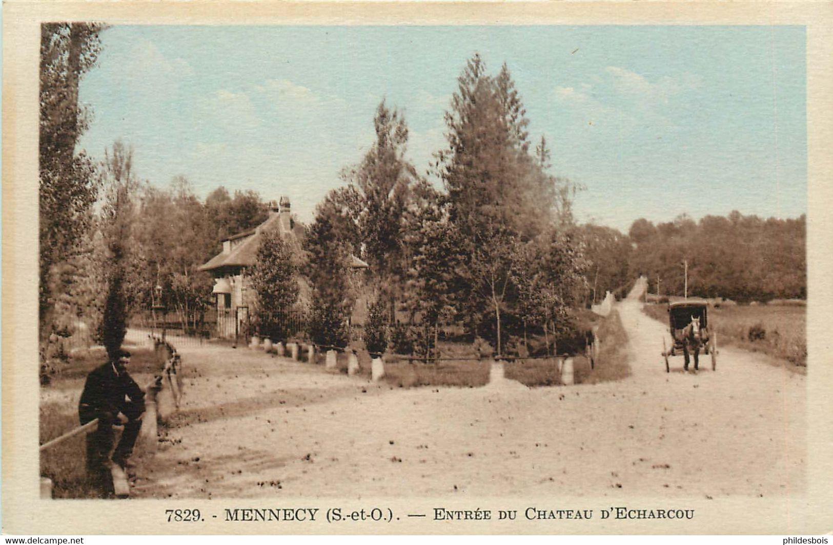 ESSONNE  MENNECY  Entrée Du Chateau D'Echarcou - Mennecy