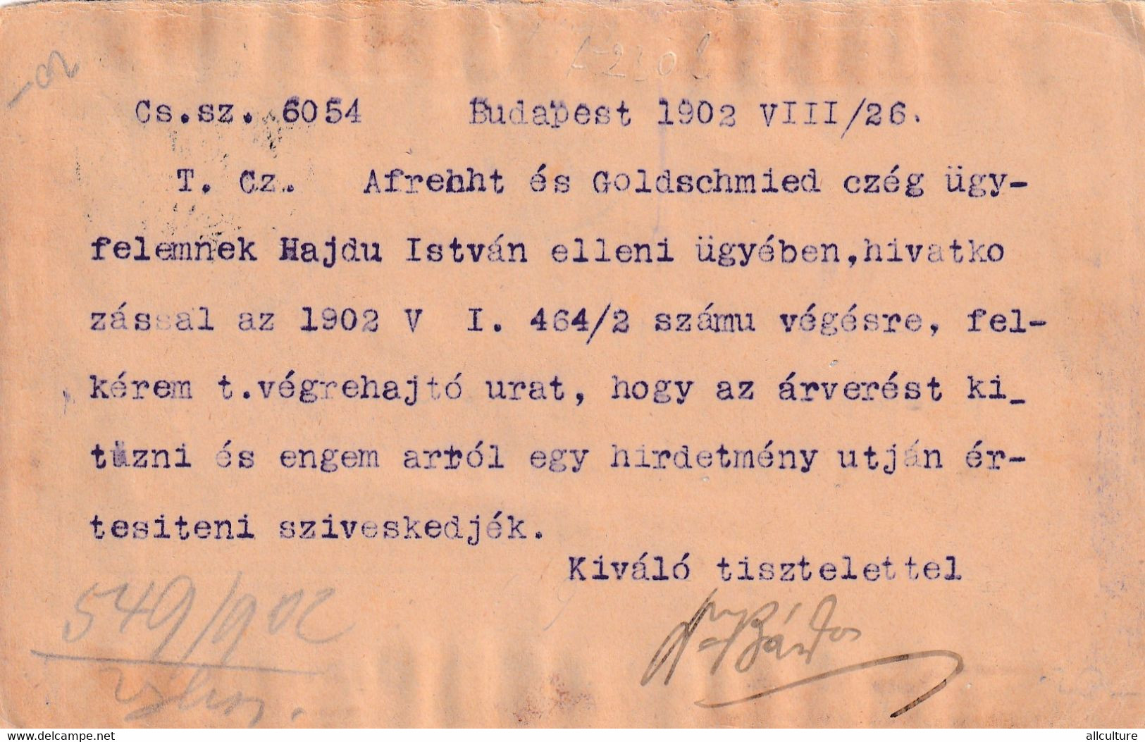 A7937- MAGYAR KIRALYI POSTA, LEVELEZO LAP, SENT TO KOLOSZVAR 1902 FROM BUDAPEST HUNGARY, MAGYAR POSTAL STATIONERY - Interi Postali