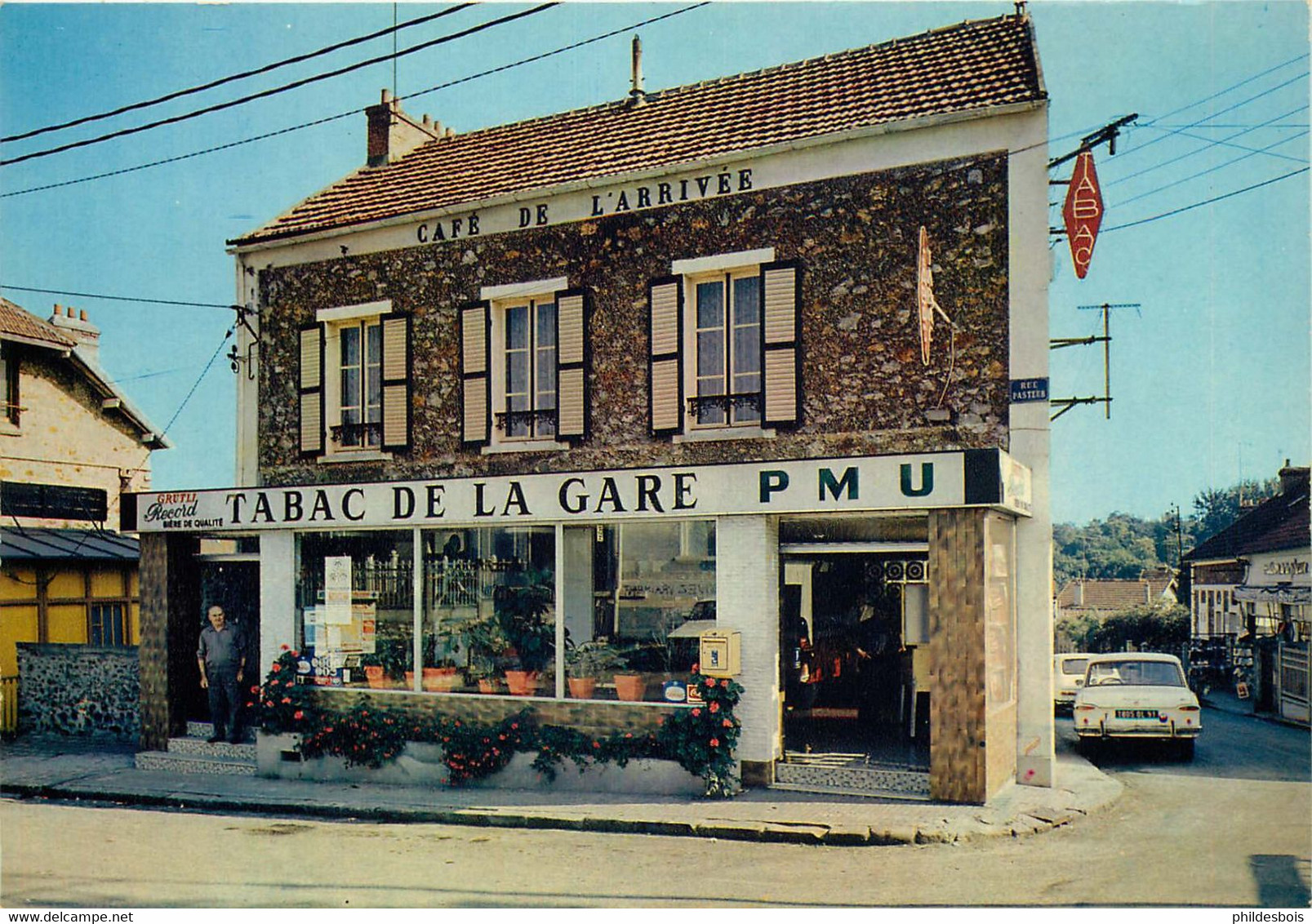 ESSONNE  EPINAY SUR ORGE  Café Tabac PMU   (cpsm) - Epinay-sur-Orge