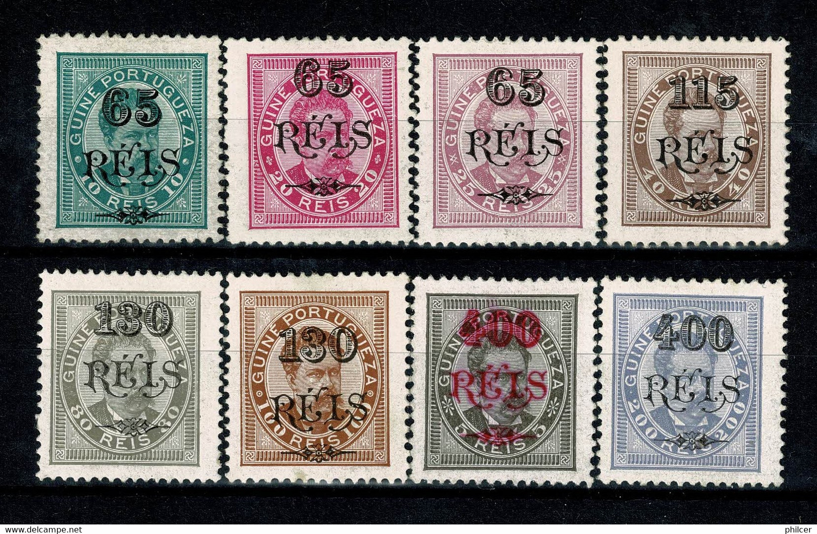 Guiné, 1902, # 62/5, 68/71, MNG And MH - Guinea Portuguesa