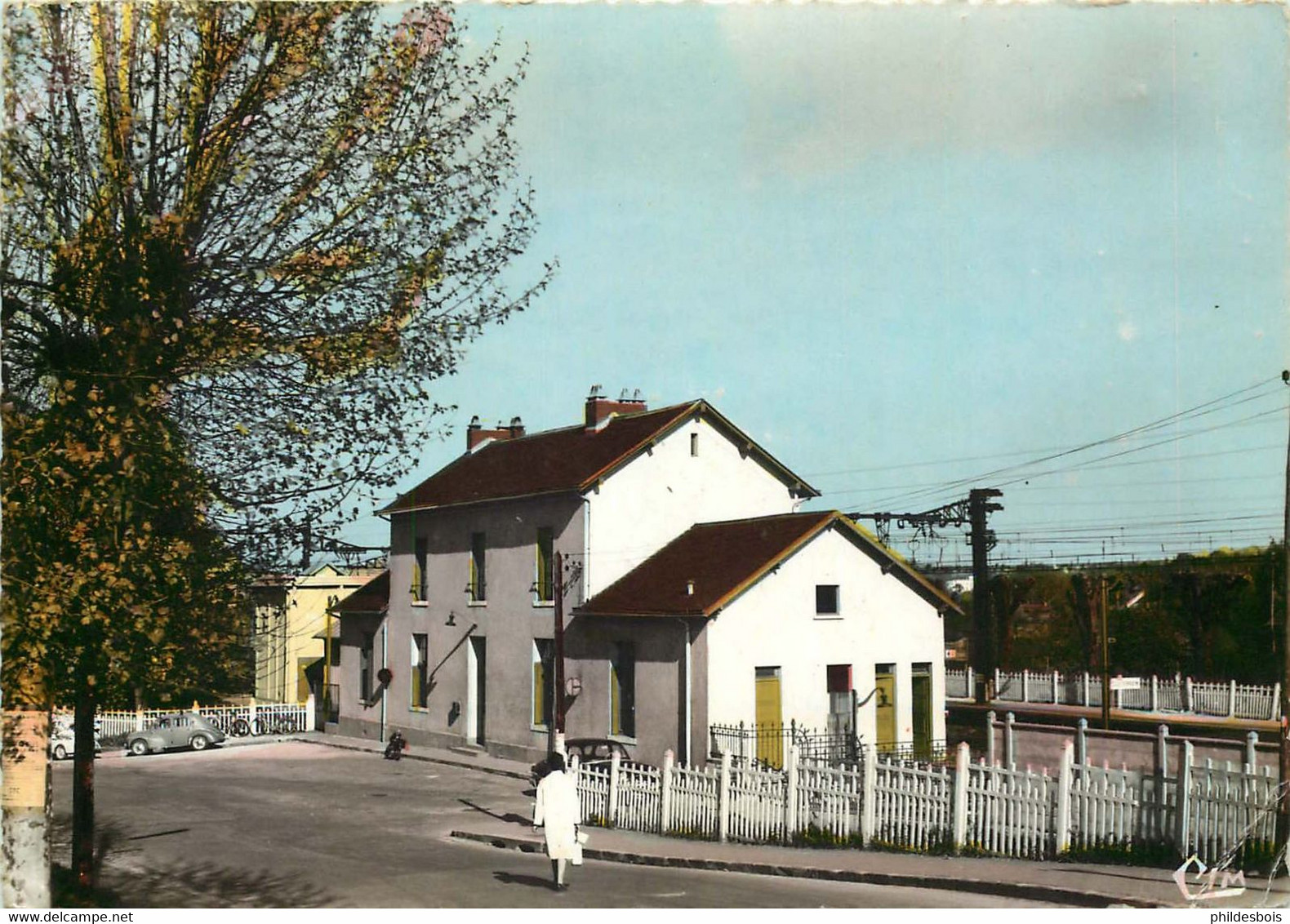 ESSONNE  EPINAY SUR ORGE  La Gare   (cpsm) - Epinay-sur-Orge