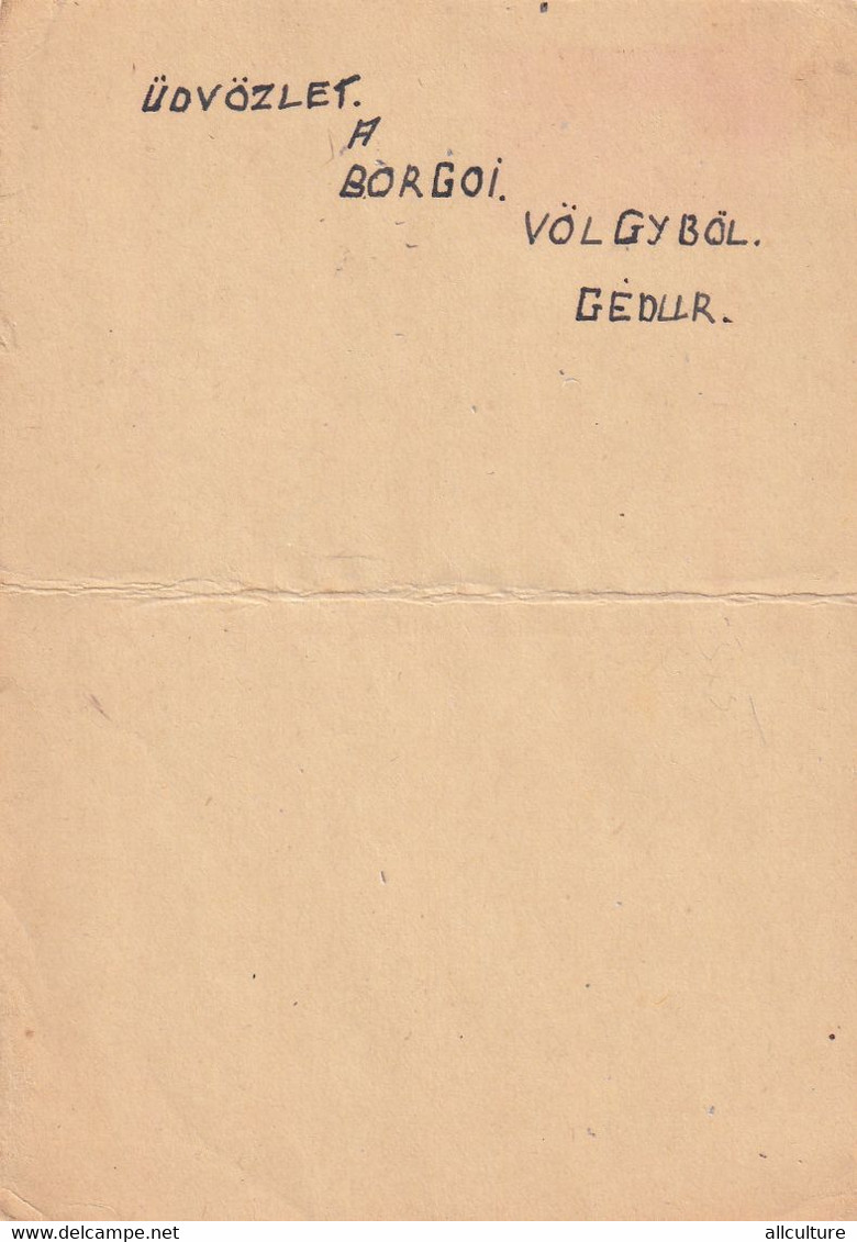 A7941-  BORGOPRUND 1943 HUNGARY LEVELEZOLAP POSTAL STATIONERY - Postal Stationery