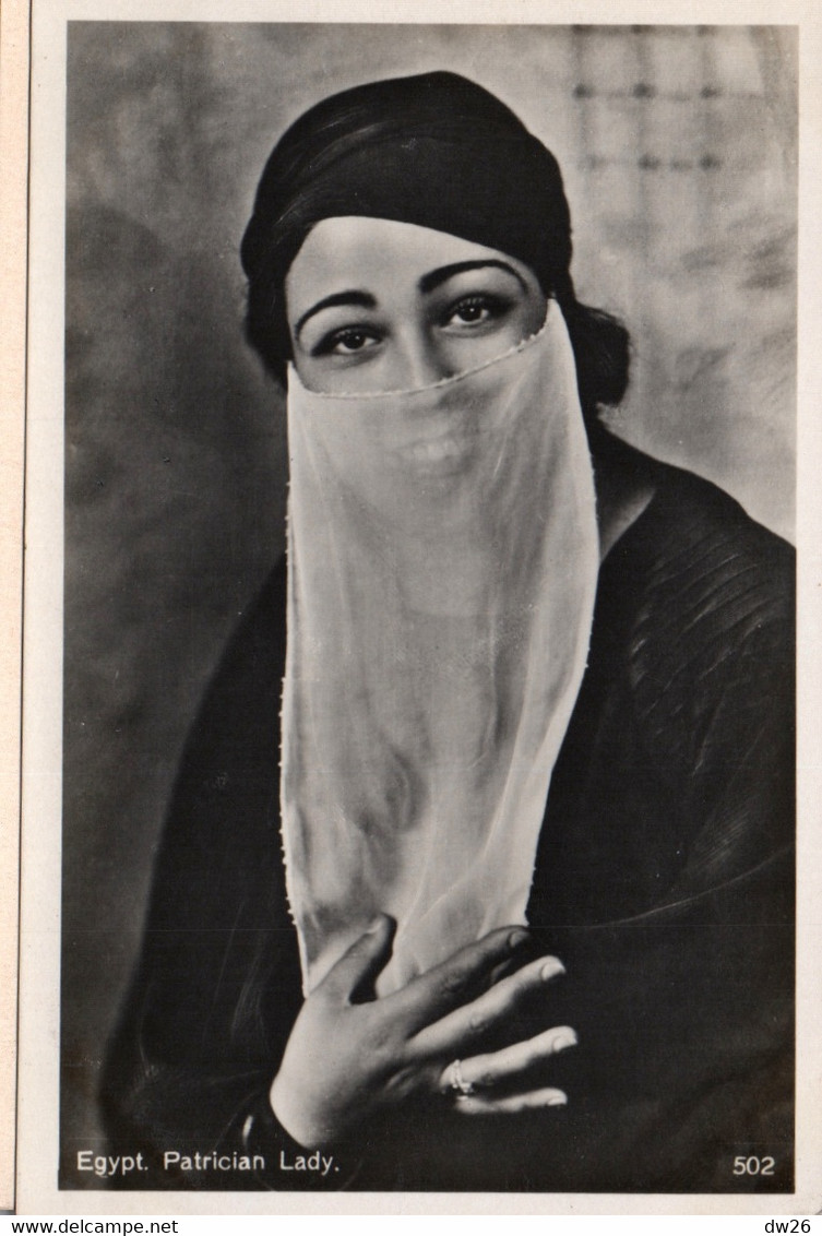 Egypte, Egypt: Patrician Lady (Femme Musulmane) - Edition Oriental Commercial Bureau - Carte Non Circulée - Personas