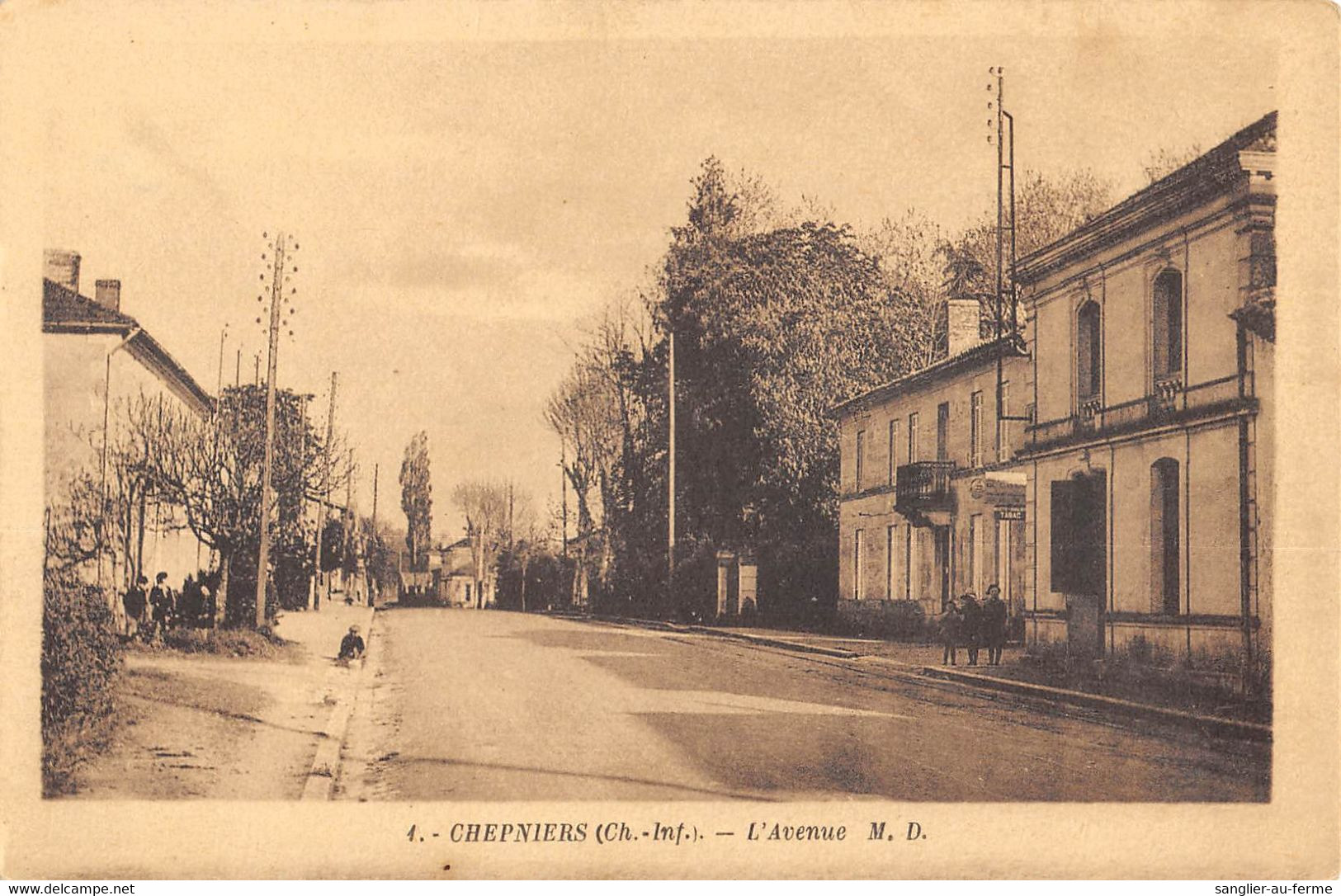 CPA 17 CHEPNIERS L'AVENUE - Other & Unclassified