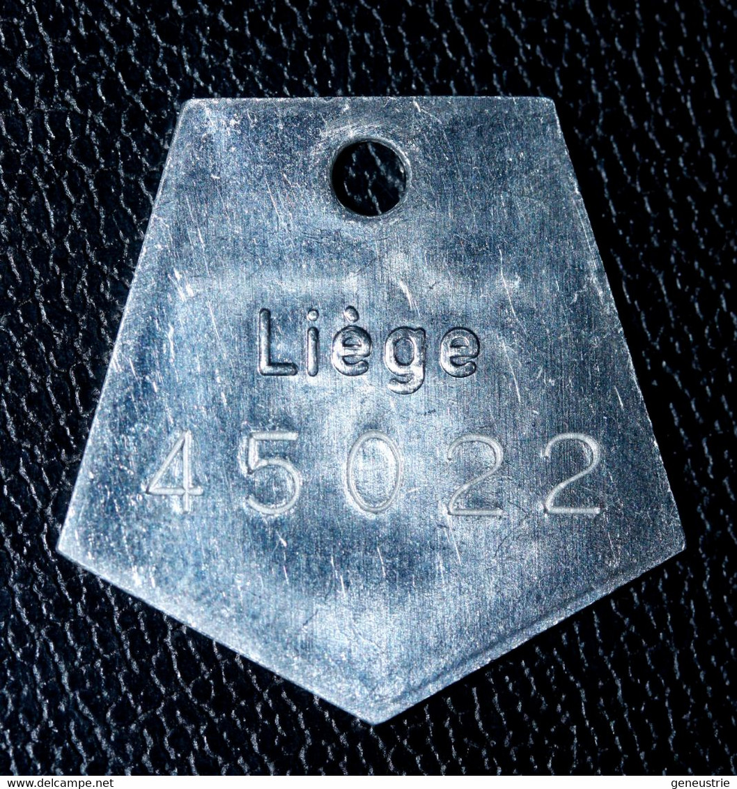 Jeton De Taxe Sur Les Chiens "Année 1988 - Liège (Luik) - Belgique / Belgie" Médaille De Chien - Dog License Tax Tag - Monetari / Di Necessità