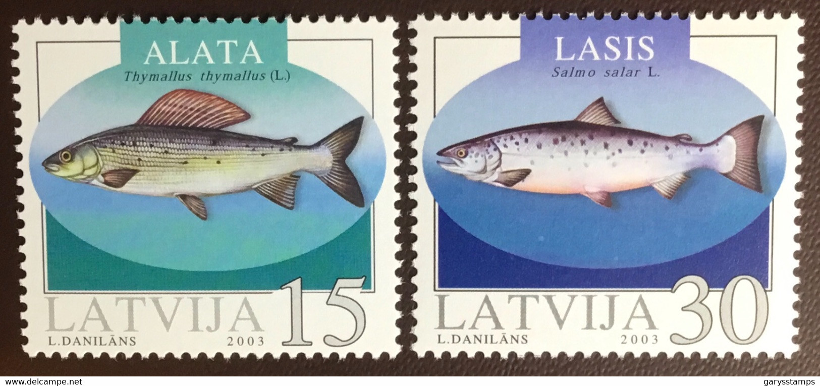 Latvia 2003 Fish MNH - Fische