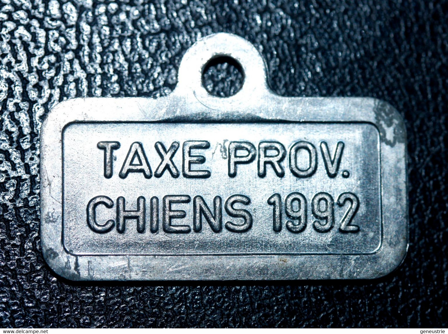 Jeton De Taxe Sur Les Chiens "Année 1992 - Liège (Luik) - Belgique / Belgie" Médaille De Chien - Dog License Tax Tag - Noodgeld