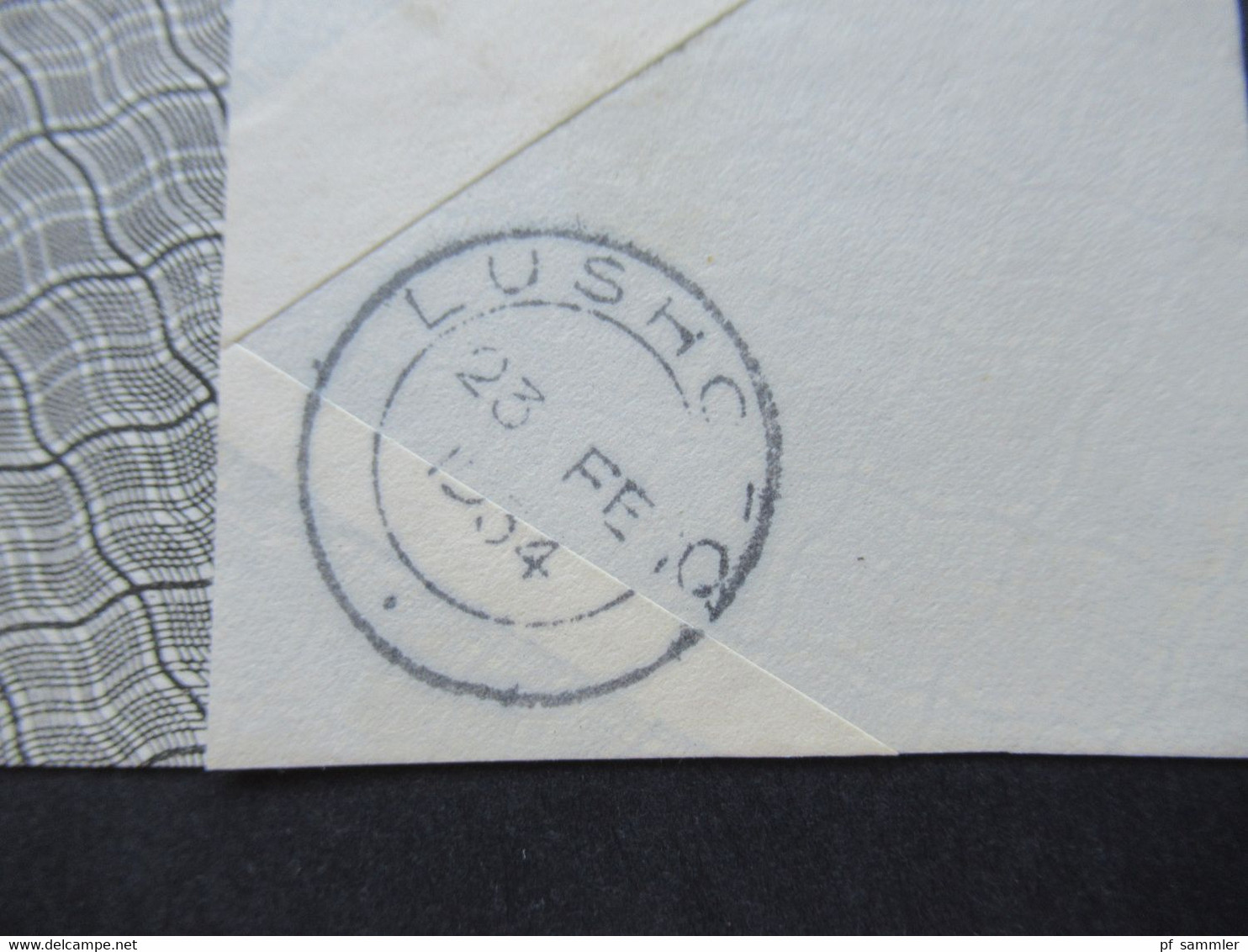 GB Kolonie Uganda 1934 Großes Briefstück Mit Stempel Kilimanjaro T.P.O. DN Travelling Post Office - Kenya & Ouganda