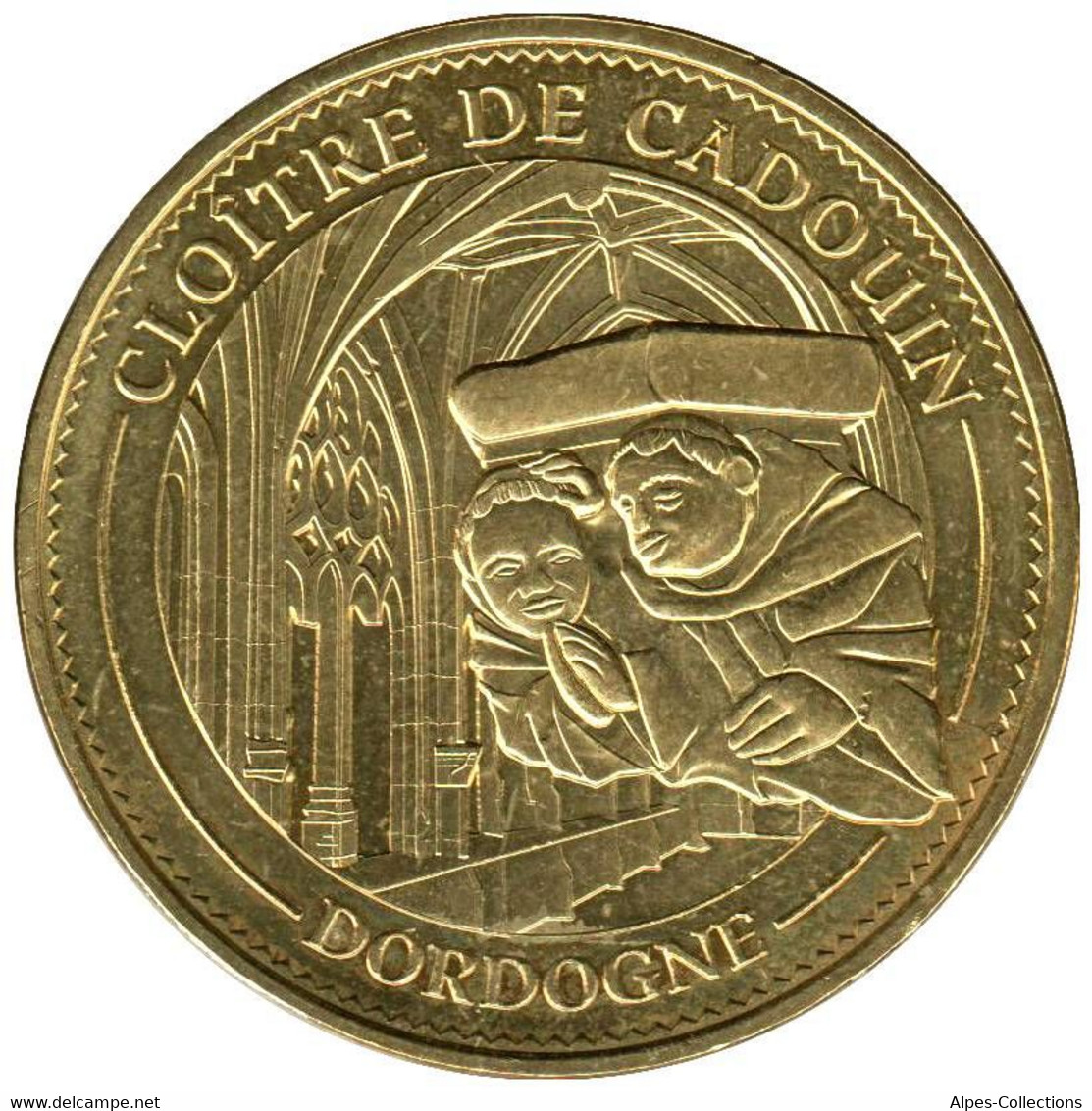 24-2055 - JETON TOURISTIQUE MDP - Cloître De Cadouin - 2015.1 - 2015