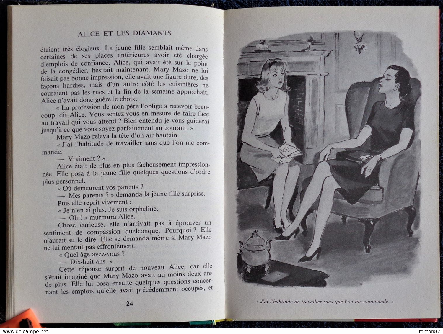 Caroline Quine - ALICE Et Les Diamants - Idéal Bibliothèque  - ( 1979 ) . - Ideal Bibliotheque