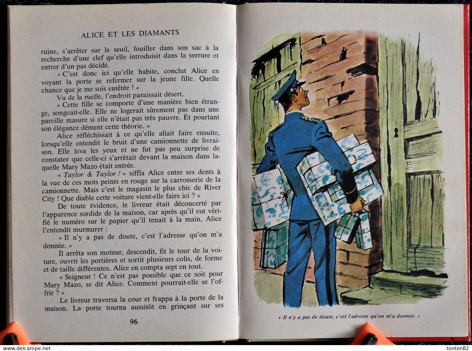 Caroline Quine - ALICE Et Les Diamants - Idéal Bibliothèque  - ( 1979 ) . - Ideal Bibliotheque