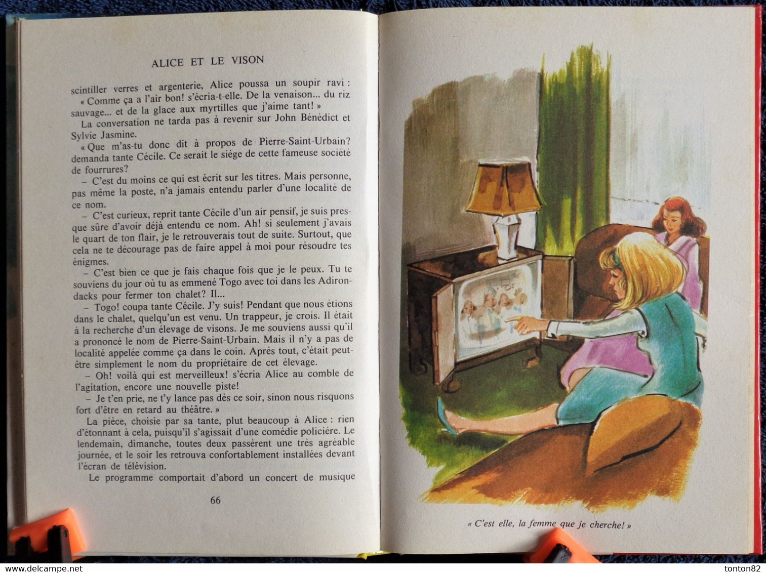 Caroline Quine - ALICE Et Le Le Vison - Idéal Bibliothèque  - ( 1979 ) . - Ideal Bibliotheque