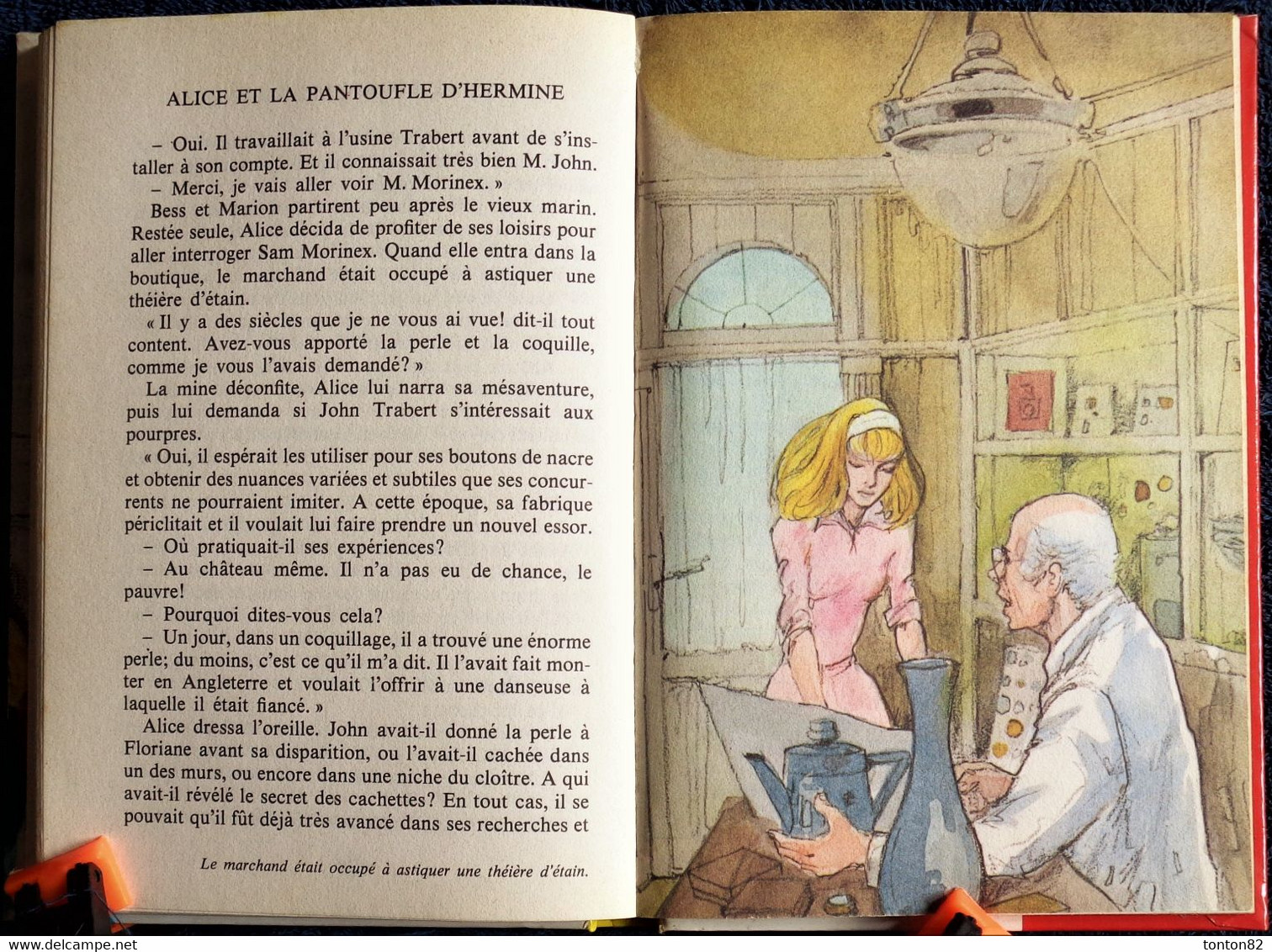 Caroline Quine - ALICE Et La Pantoufle D' Hermine - Idéal Bibliothèque  - ( 1978 ) . - Ideal Bibliotheque