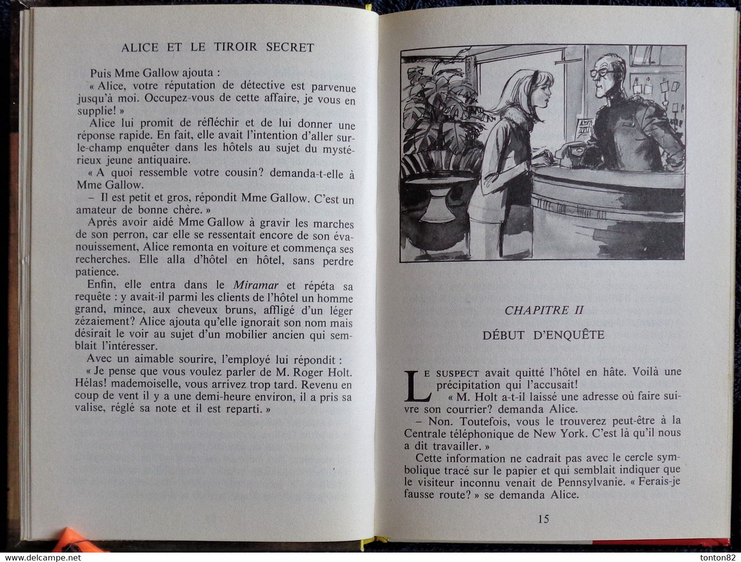 Caroline Quine - ALICE Et Le Tiroir Secret - Idéal Bibliothèque  - ( 1979 ) . - Ideal Bibliotheque