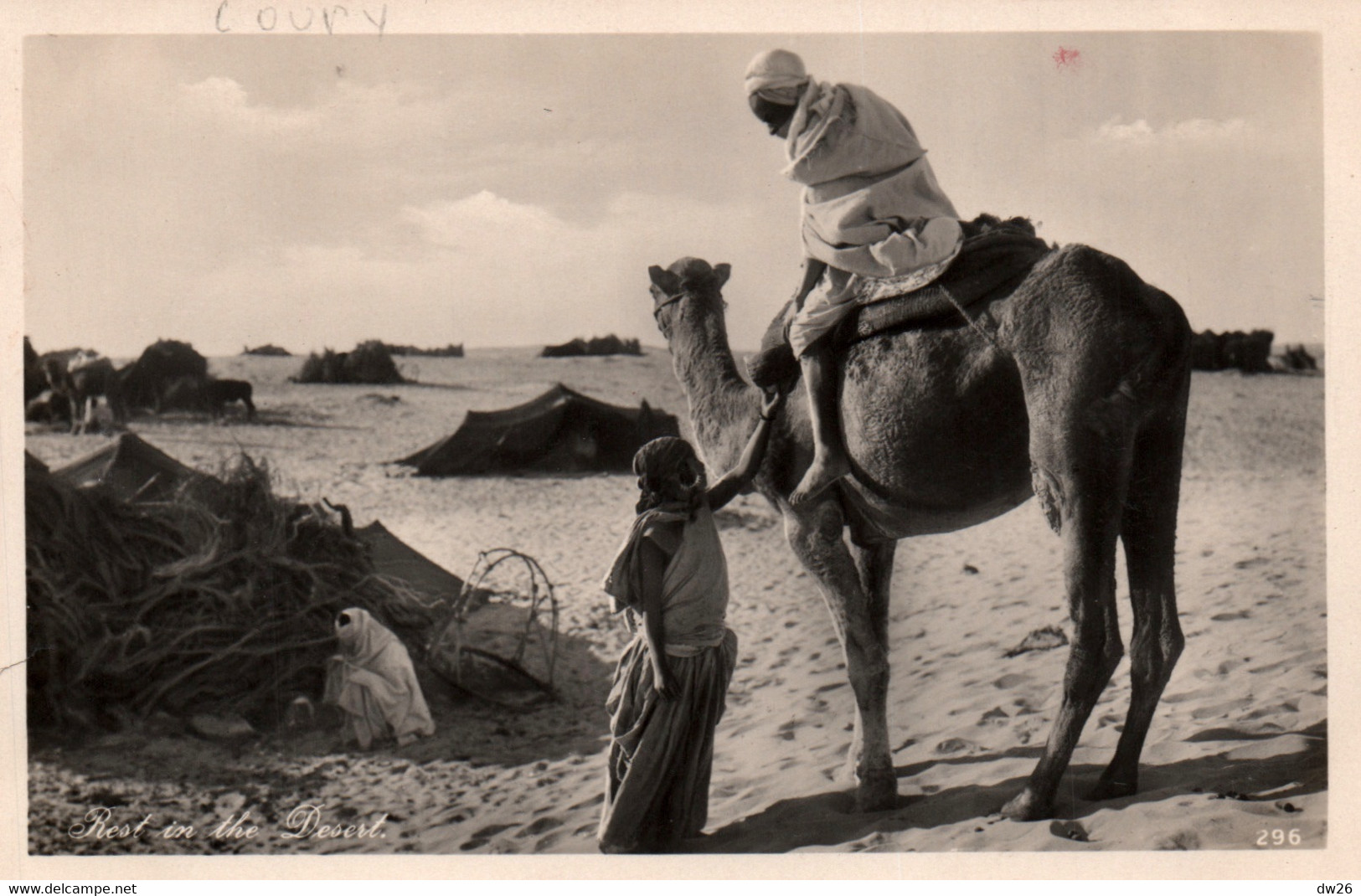 Egypte, Egypt: Rest In The Desert - Edition Lehnert & Landrock - Carte N° 296 Non Circulée - Sonstige & Ohne Zuordnung