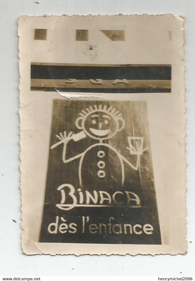 Photographie Pub Publicité Binaca Brosse A Dents Dès L'enfance   Photo 6x8,8 Cm - Objets