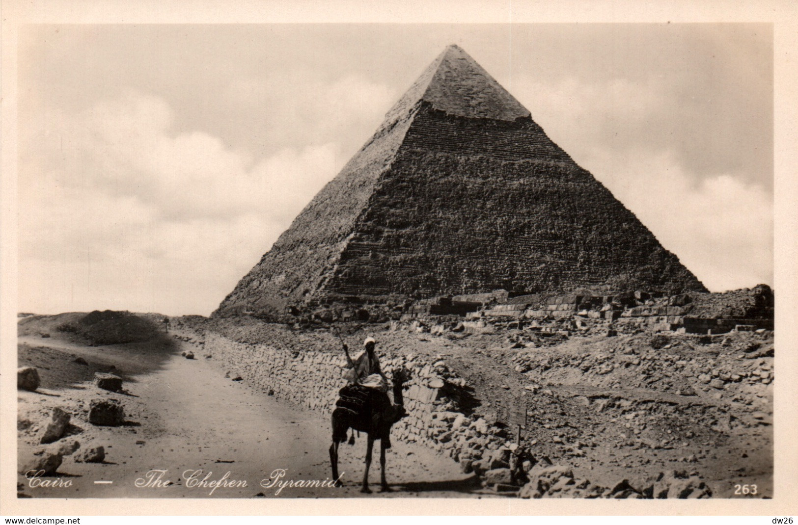 Egypte, Egypt: Cairo, The Chefren  Pyramid - Edition Lehnert & Landrock - Carte N° 263 Non Circulée - Pyramides