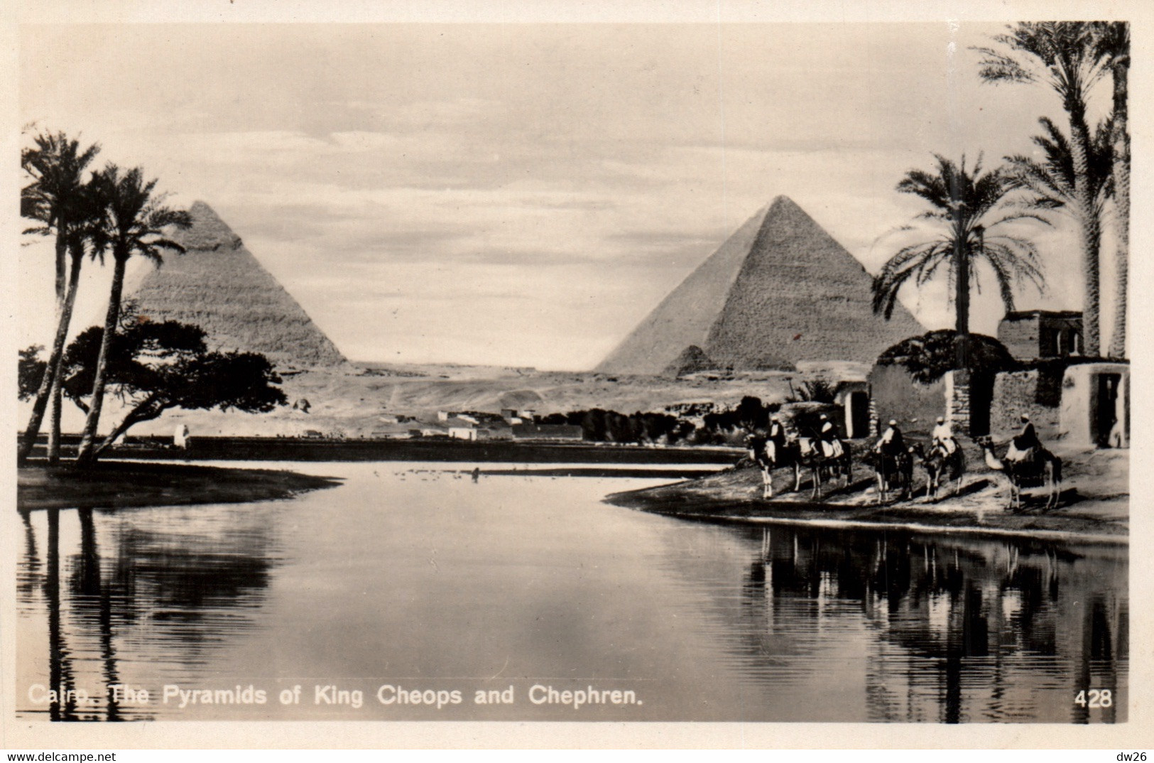 Egypte, Egypt: Cairo,  The Pyramids Of King Cheops And Chephren - Edition Lehnert & Landrock - Carte N° 428 Non Circulée - Piramiden