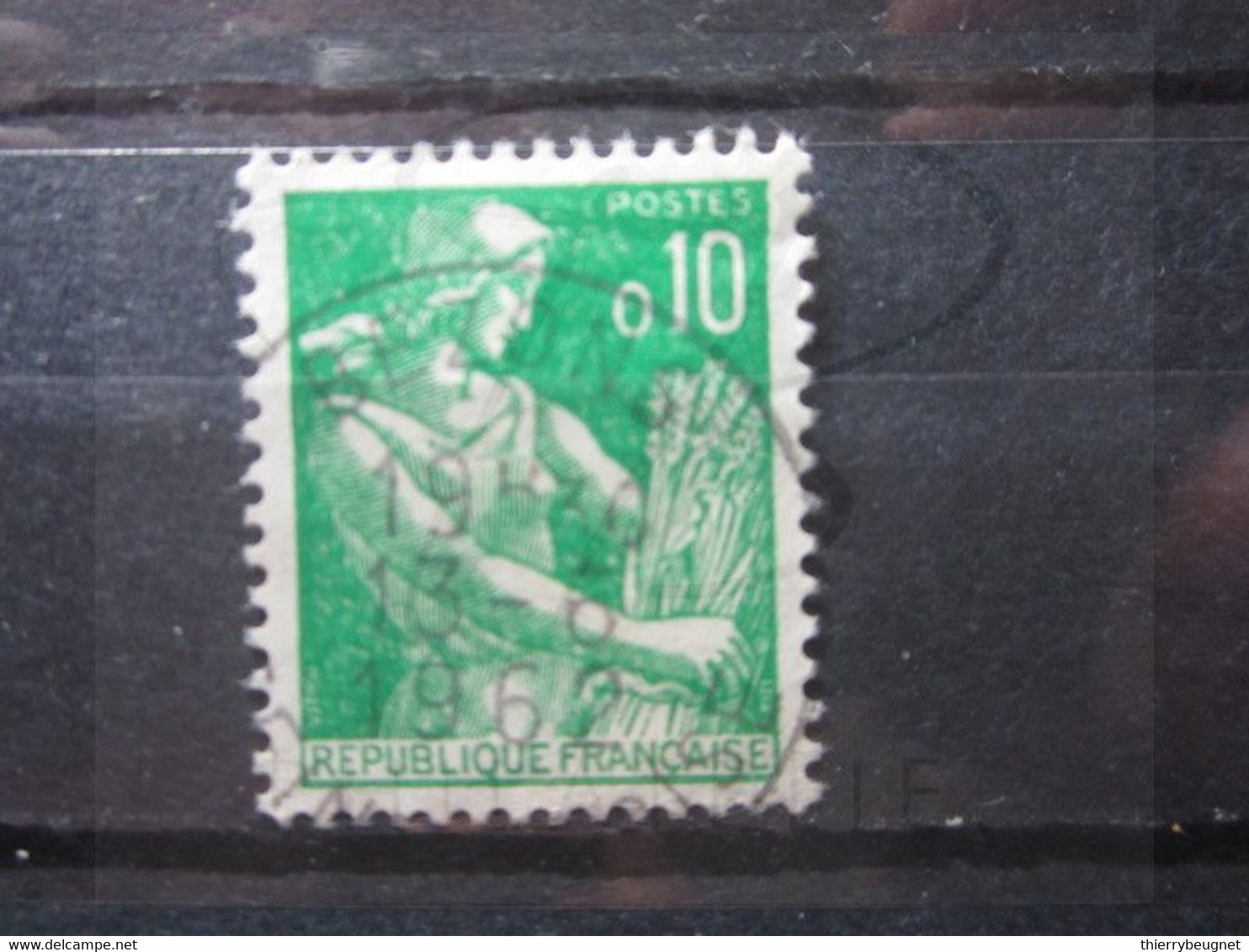 VEND BEAU TIMBRE DE FRANCE N° 1231 , OBLITERATION " BEZONS " !!! - 1957-1959 Reaper