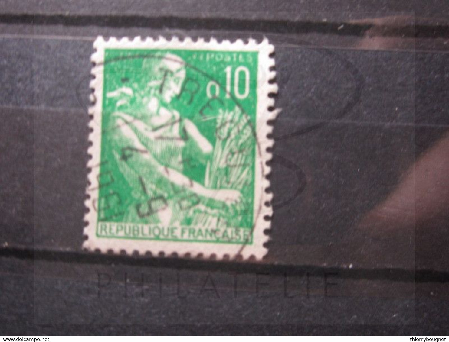 VEND BEAU TIMBRE DE FRANCE N° 1231 , OBLITERATION " TREGUIER " !!! - 1957-1959 Oogst