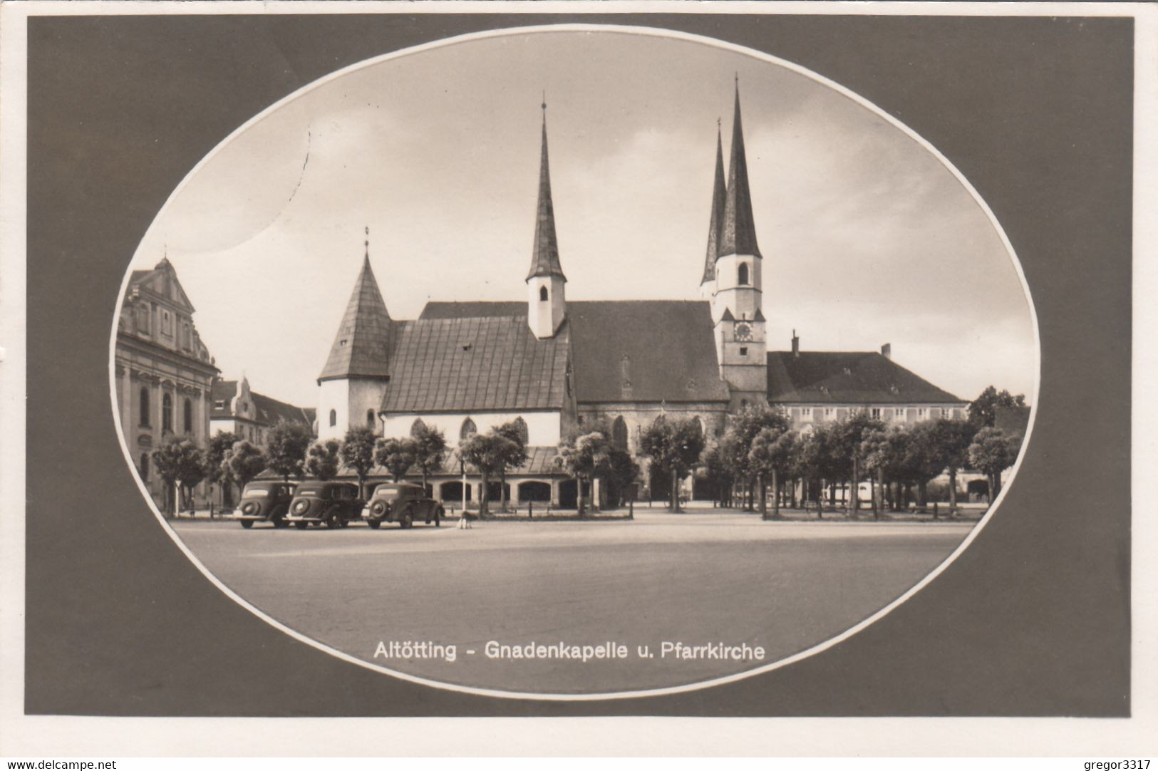 5845) ALTÖTTING - Gnadenkapelle U. Pfarrkirche ALT !!  Sehr Alte AUTO DETAILS 1943 - Altoetting