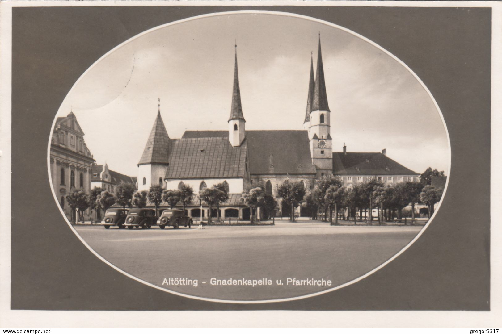 5845) ALTÖTTING - Gnadenkapelle U. Pfarrkirche ALT !!  Sehr Alte AUTO DETAILS 1943 - Altötting