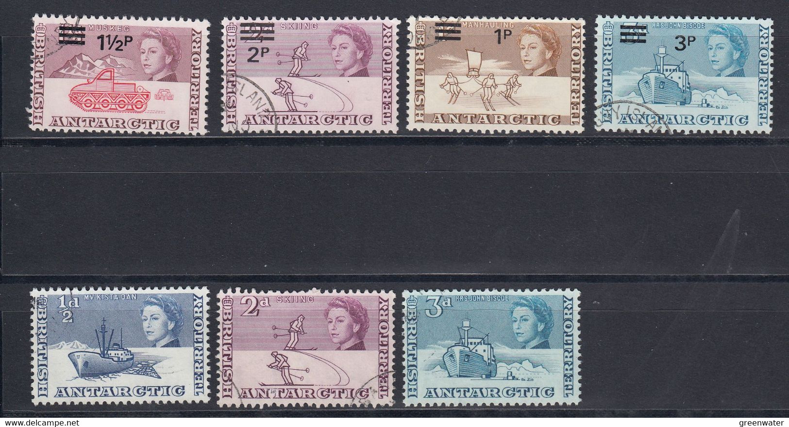 British Antarctic Territorry (BAT)  Definitives 7v Used (52422) - Used Stamps