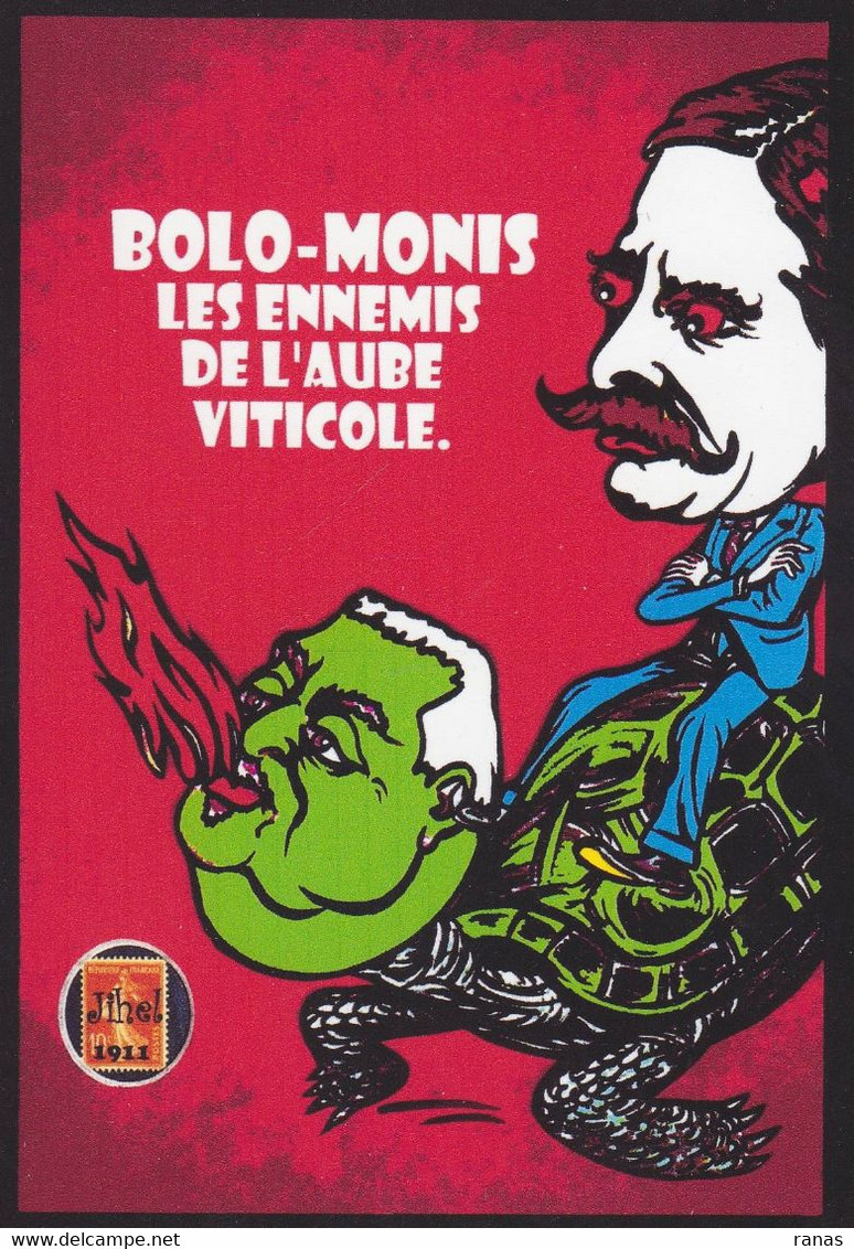 CPM Tortue Turtle Par Jihel Tirage Limité Signé En 30 Ex. Numérotés - Tartarughe