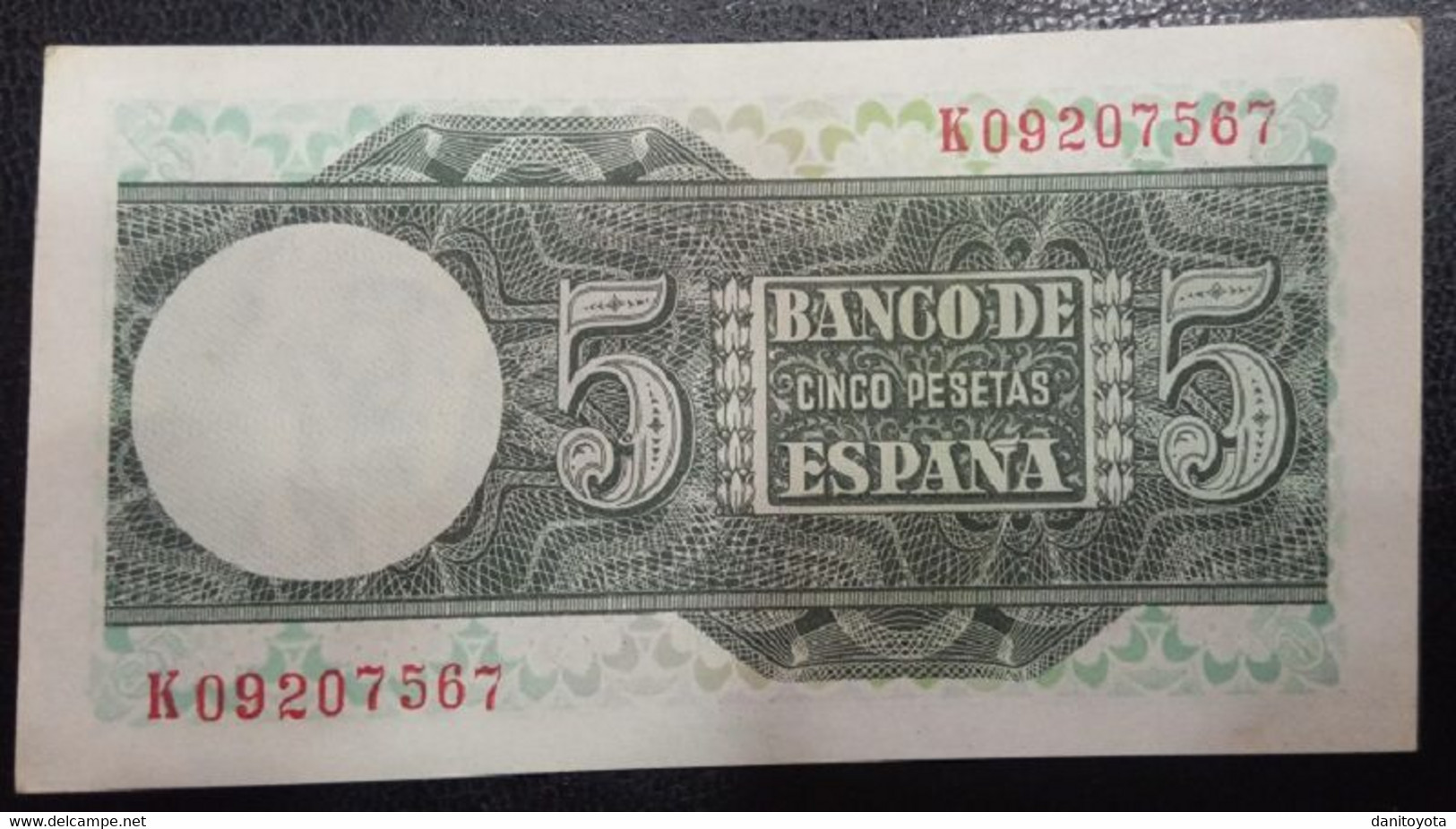 EDIFIL 455a. 5 PTAS 5 DE MARZO DE 1948 SERIE K, CONSERVACIÓN S/C-. - 5 Peseten