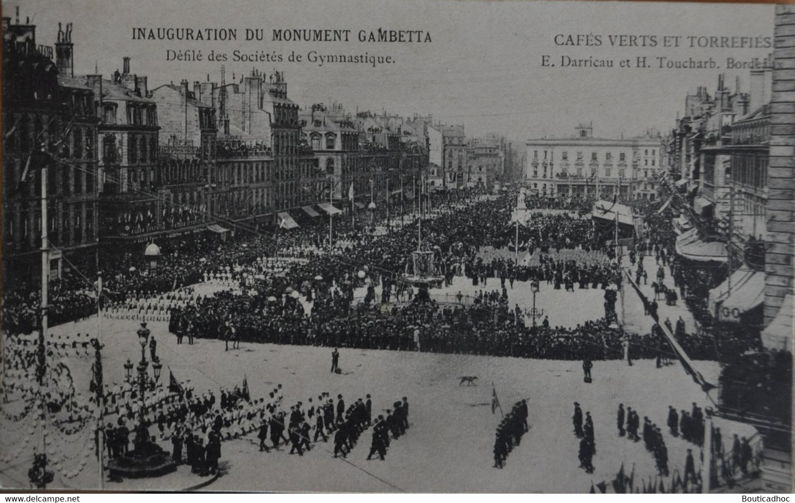 BORDEAUX : Inauguration Du Monument Gambetta (lot De 3 Cartes) - Inauguraciones