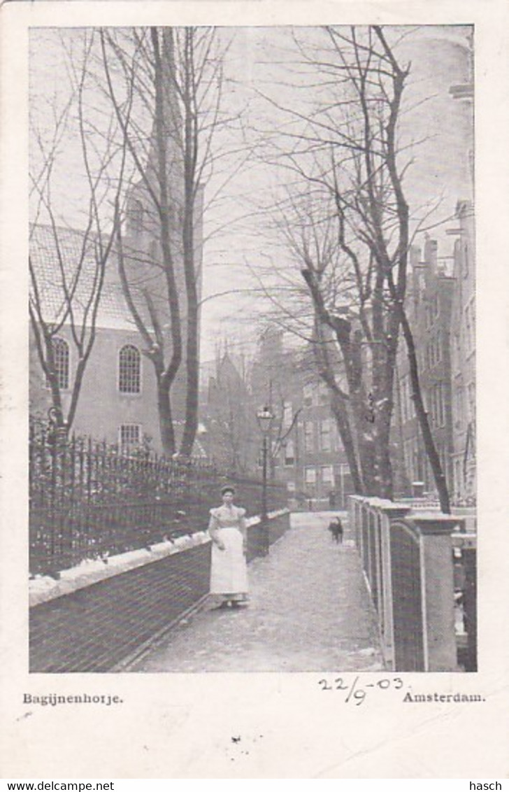 481984Amsterdam, Bagijnenhofje. 1903. (rechtsonder Een Vouw) - Amsterdam