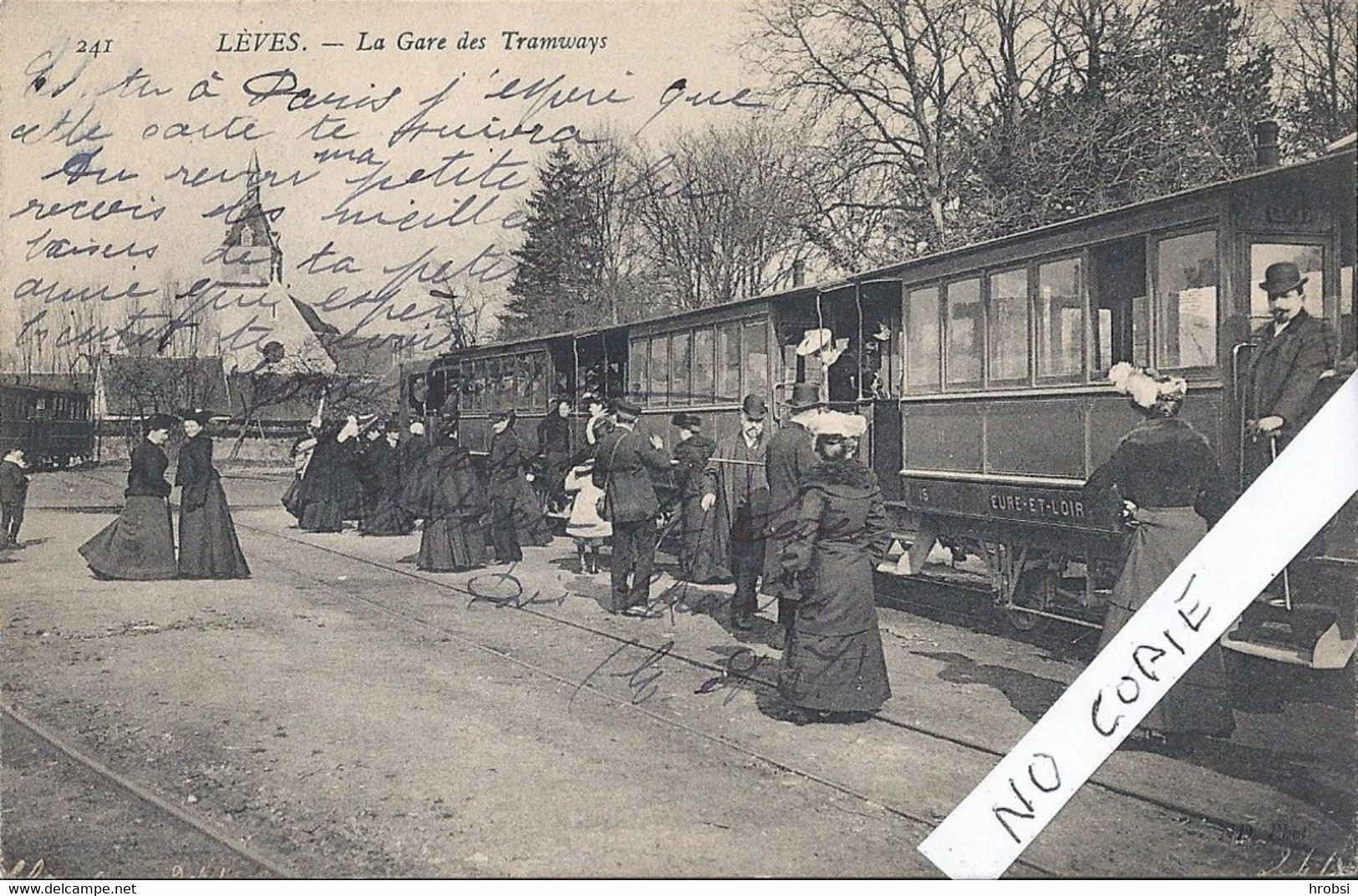 Eure Et Loire, Lèves, La Gare Des Tramways, Beau Plan - Lèves