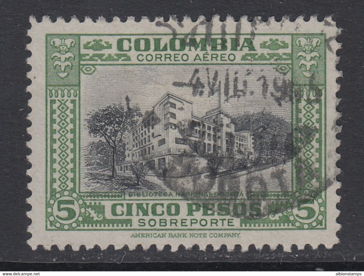 Colombia, Scott C133, Used, Signed Maier - Kolumbien