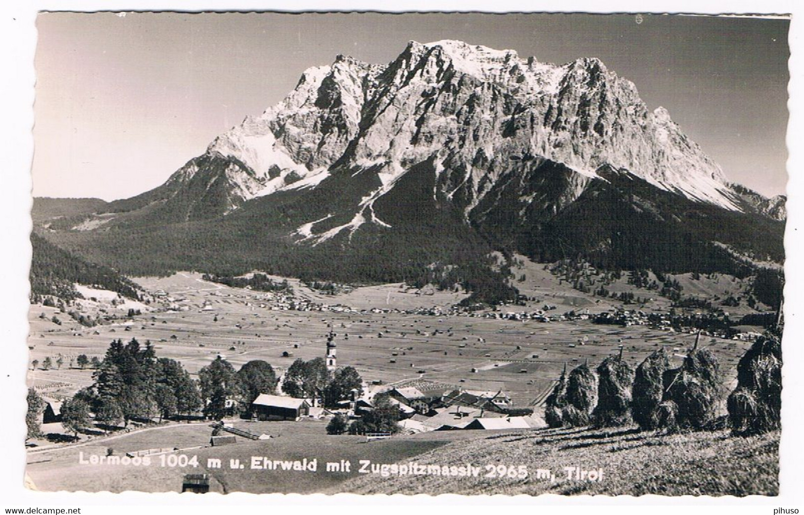 A-5087  LERMOOS : U. Ehrwald Mit Zugspitzmassiv - Lermoos