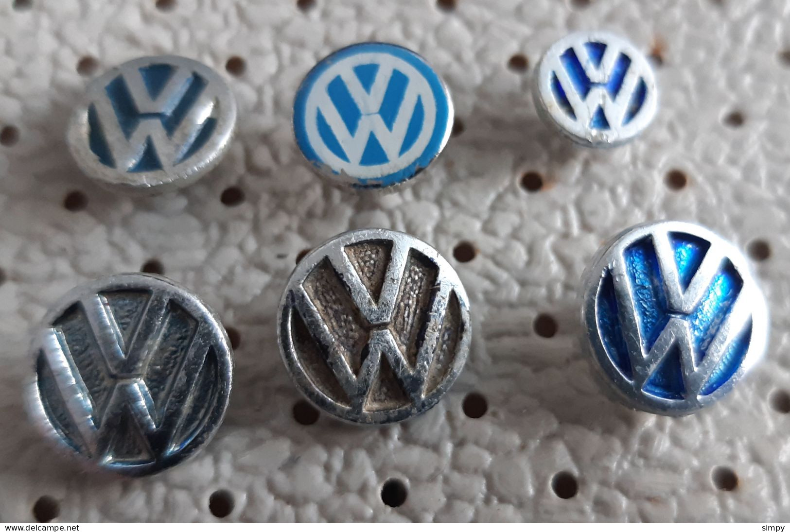 Volkswagen VW Car Logo Vintage Pins - Volkswagen