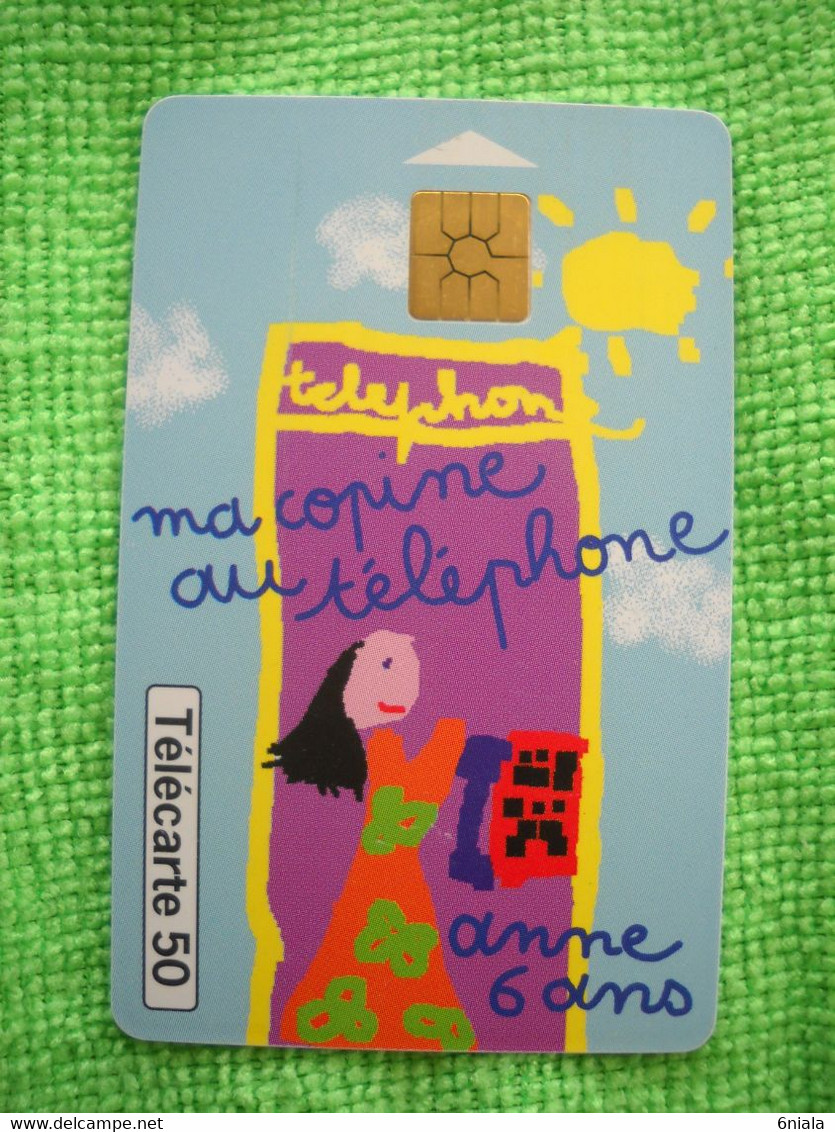 7181 Télécarte Collection Ma COPINE Au Téléphone   N° 5 ANNE 6 Ans  50U  ( Recto Verso)  Carte Téléphonique - 1999