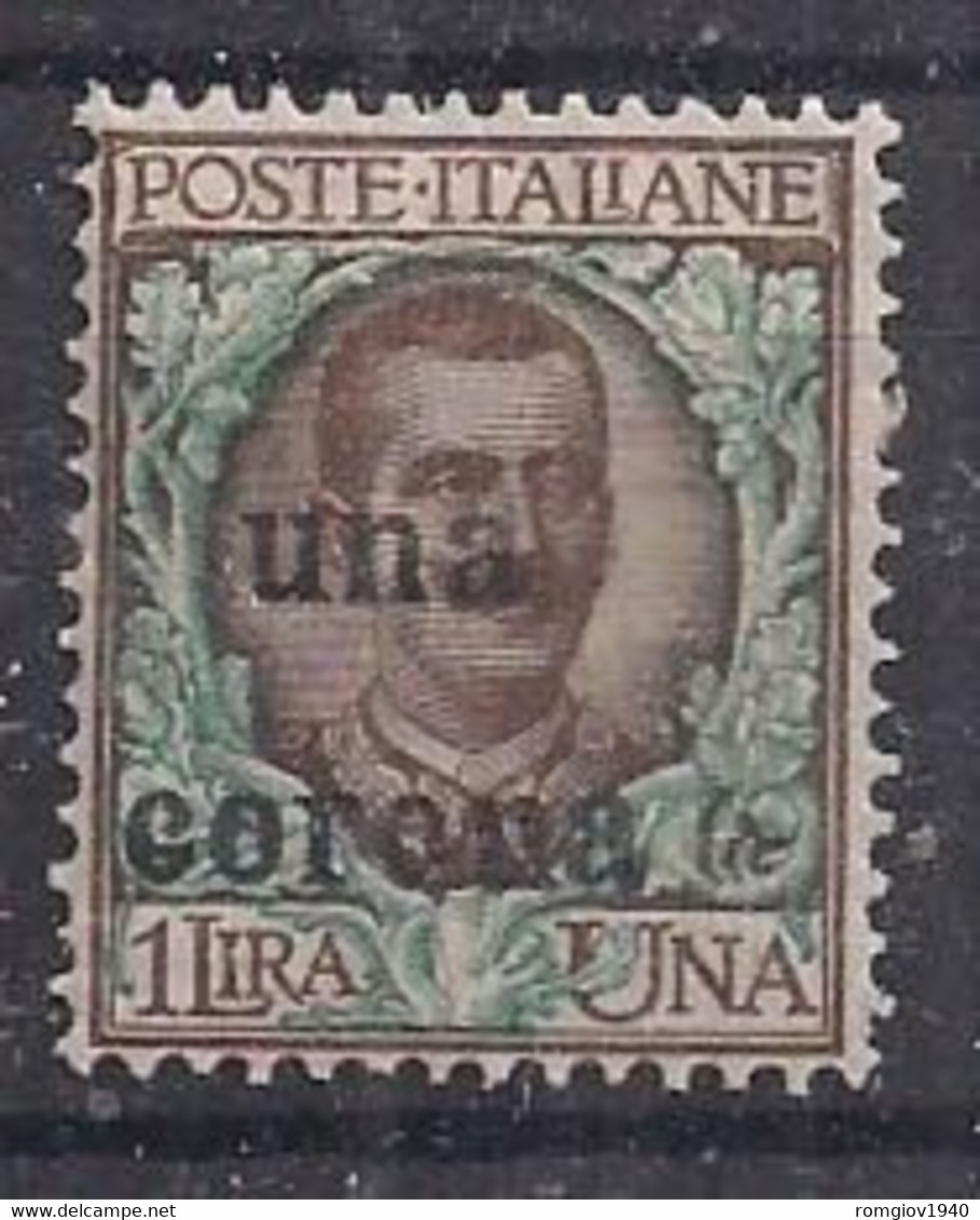 DALMAZIA 1919 FRANCOBOLLO D'ITALIA SOPRASTAMPATO SASS. 1 MLH VF - Dalmazia