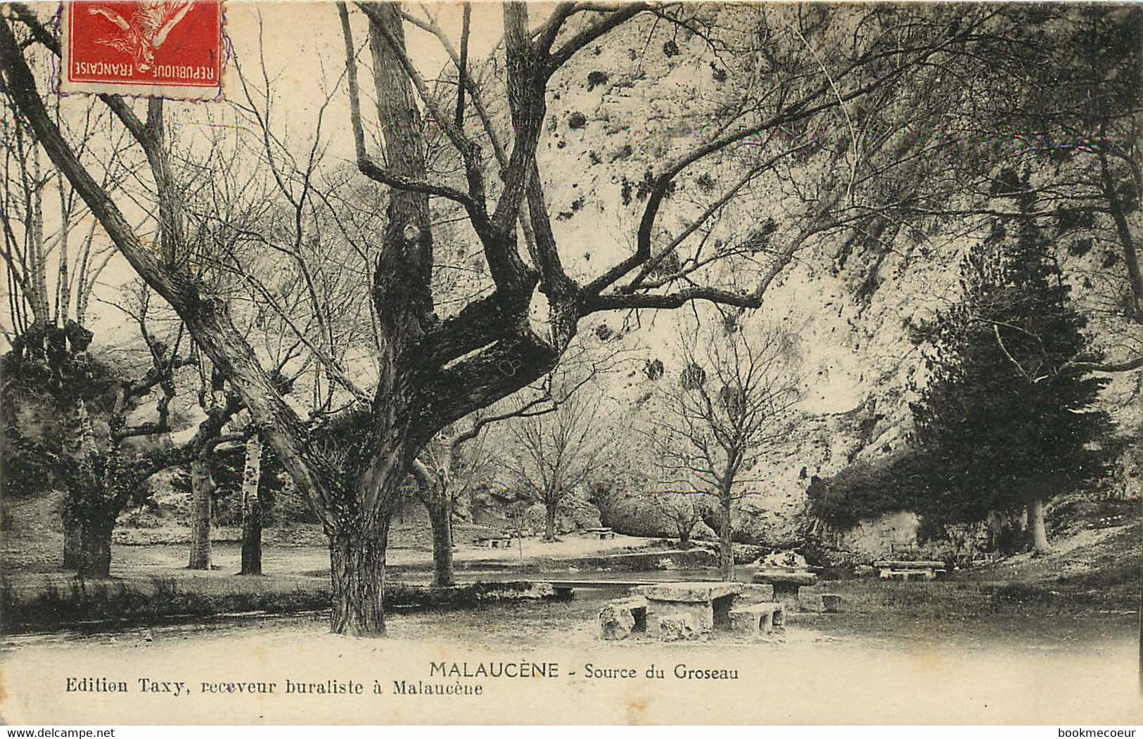 MALAUCENE Source Du CROZEAU Voyagée Pour Avignon - Malaucene