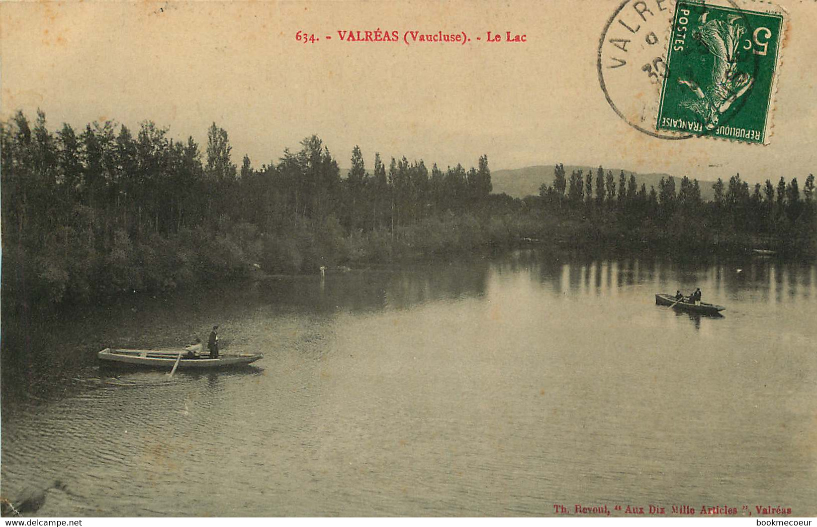 VALREAS LE LAC  Voyagée En 1913 Pour AUBIGNAN - Valreas